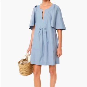 NEW XS Slate Blue Finley Flutter Sleeve Dress POMANDER PLACE from Tuckernuck